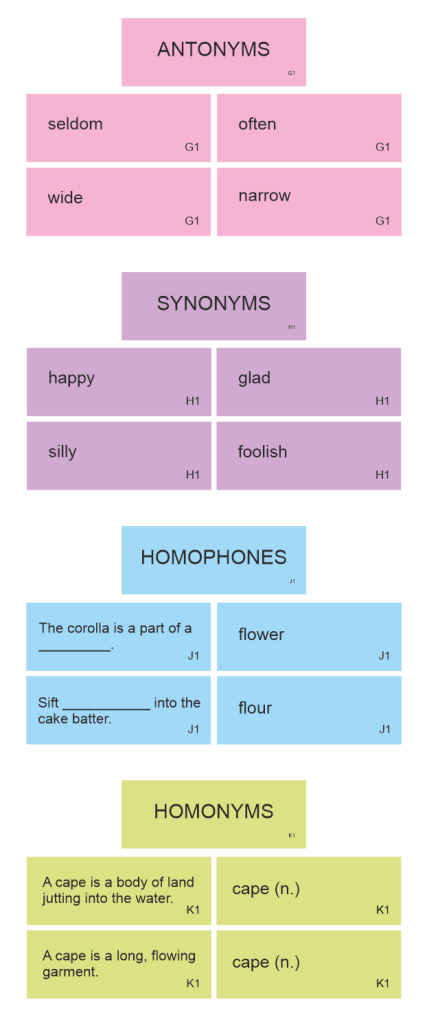 Word Study Set 2